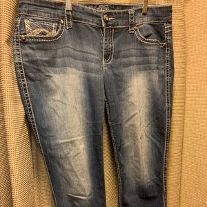 Miss Me size 16  sequin capris